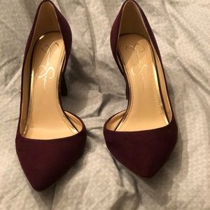 Size8 Burgundy,Jessica Simpson heels